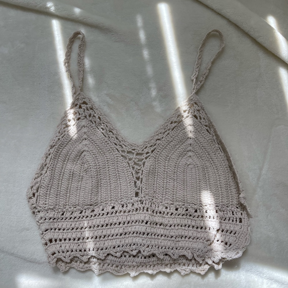 Crochet crop top